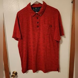 large red William Murray polo
